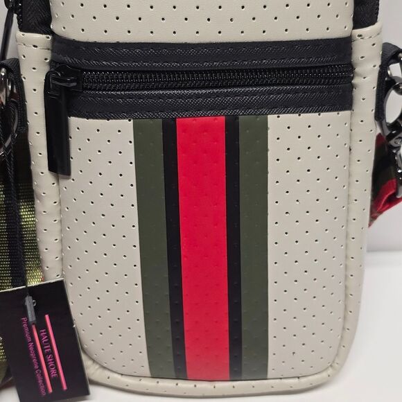 Haute Shore Casey Roma Neoprene Crossbody Camera Bag Ivory NWT - Picture 2 of 7